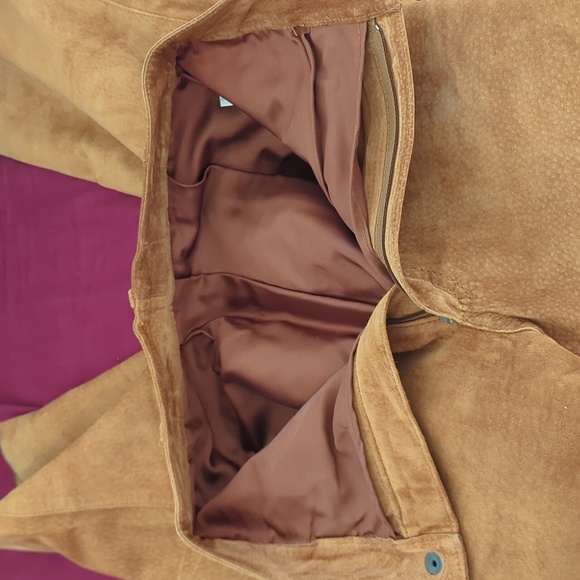 Genuine Leather High Waisted Pants - Picture 10 of 10